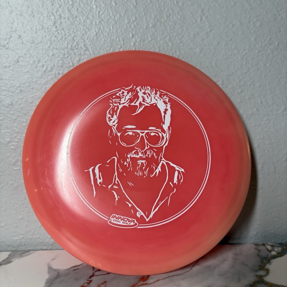 Innova Star TeeBird Jeremy Koling Big Jerm Portrait Stamp Red Disc Golf Rare